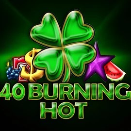 40 Burning Hot slot logo by Amusnet Interactive at SlotsGem Casino40 Burning Hot