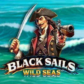 Black Sails Wild Seas logo by Infinity Dragon Studios at SlotsGem CasinoBlack Sails Wild Seas