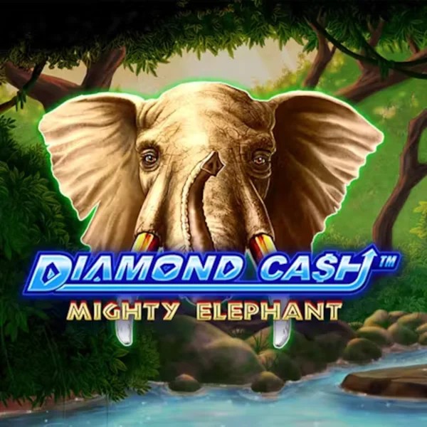 Diamond Cash Mighty Elephant casino game by Greentube – featured logo at SlotsGem Casino