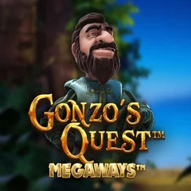 Logo of Gonzo's Quest Megaways from Red Tiger Gaming at SlotsGem Casino