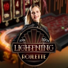 Lightning Roulette slot visual from Evolution available on slotsgemcasinos.eu