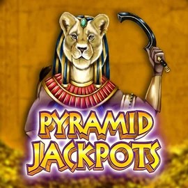Pyramid Jackpots slot logo by King Show Games at SlotsGem Casino