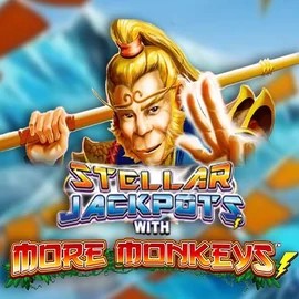 Stellar Jackpots with More Monkeys logo – Jackpots by Lightning Box Game at SlotsGem Casino